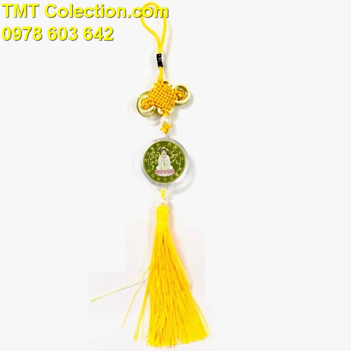 Dây Treo Xu Quan Âm Vàng In Màu - TMT Collection