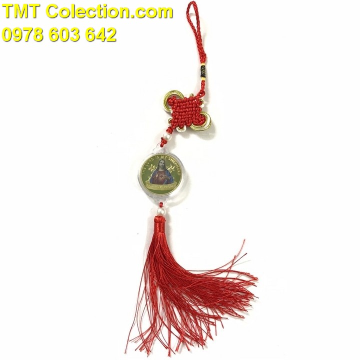 Dây Treo Xu Thánh Tâm Chúa Giêsu Kitô In Màu - TMT Collection