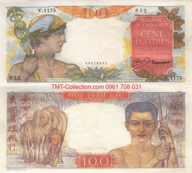 100 Piastre 1947 Quảng Tượng