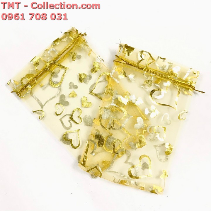 Túi vải hoa văn 12x15cm - TMT Collection