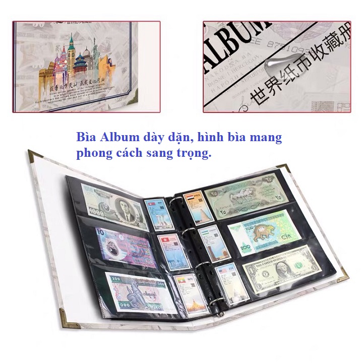 Bìa Album tiền quốc tế - TMT Collection.com