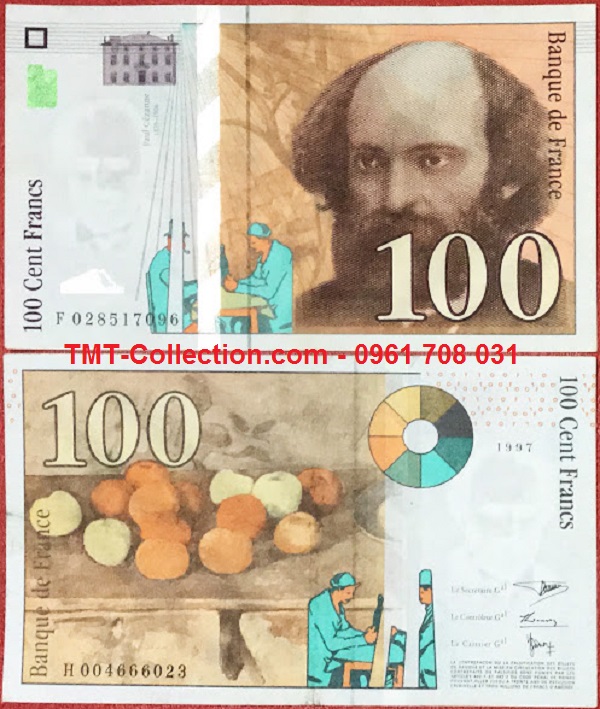 France - Pháp 100 Francs 1997 UNC (tờ)