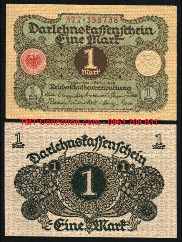 Germany - Đức 1 Mark 1920 UNC (tờ)