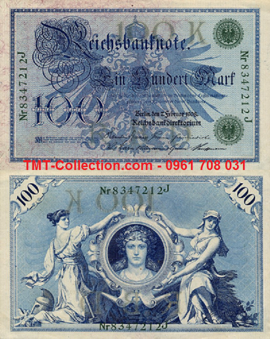 Germany - Đức 100 Mark 1908 AU