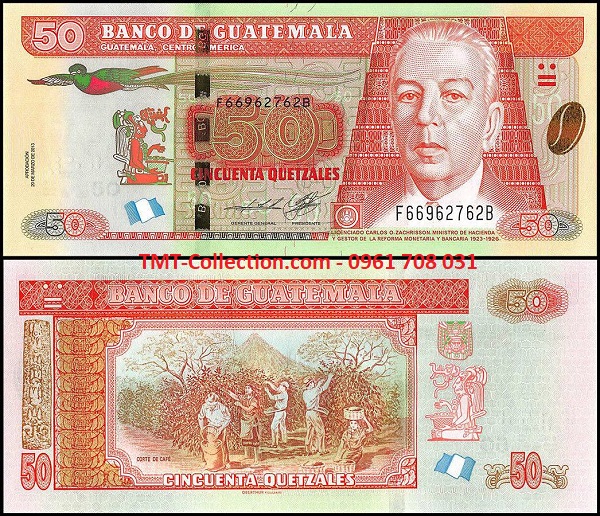 Guatemala 50 Quetzales 2013 UNC