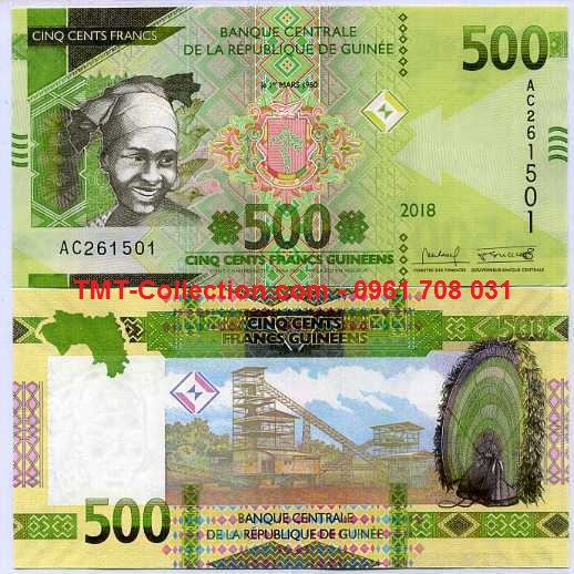 Guinee 500 franc 2018 UNC