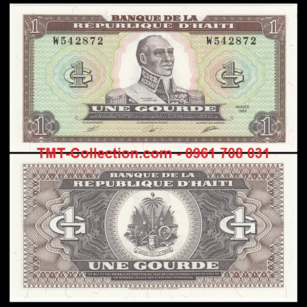 Haiti 1 Gourdes 1989 UNC