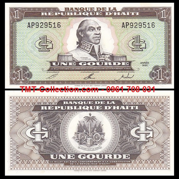 Haiti 1 Gourdes 1992 UNC