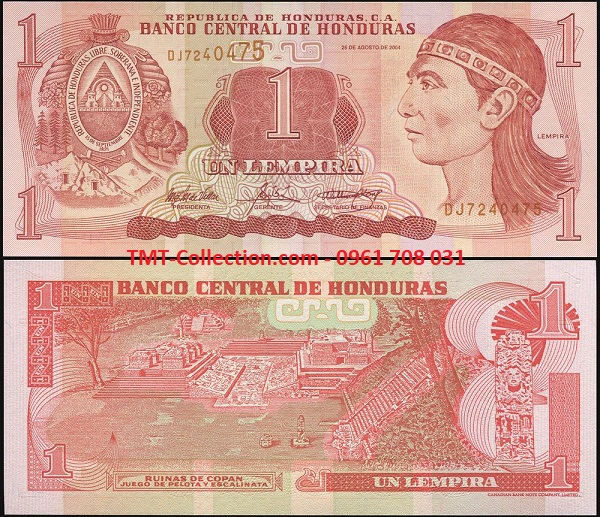 Honduras 1 Lempira 2005 UNC (tờ)