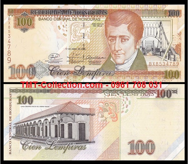 Honduras 100 Lempira 2008 UNC