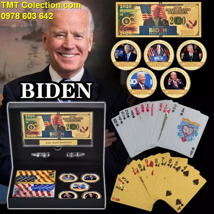 Hộp quà tặng kỷ niệm Tổng Thống Mỹ Joe Biden - TMT Collection