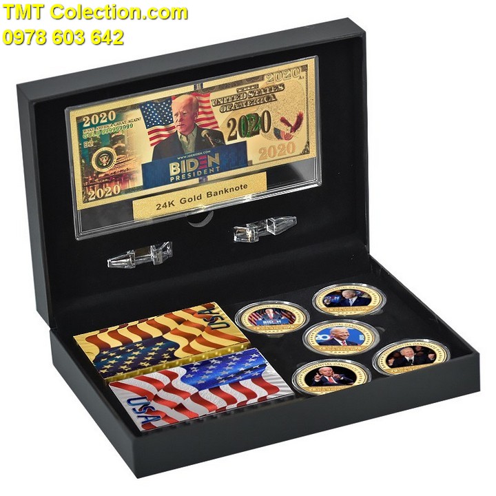 Hộp quà tặng kỷ niệm Tổng Thống Mỹ Joe Biden - TMT Collection