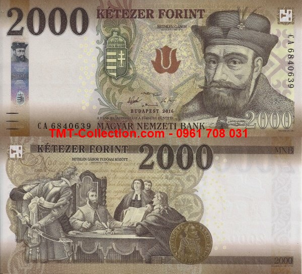 Hungary 2000 Forint 2008 UNC