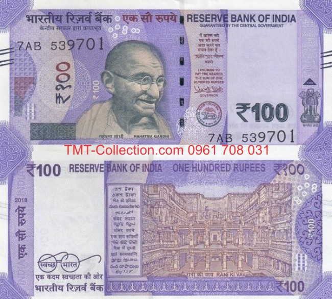 India - Ấn Độ 100 Rupee 2018 UNC