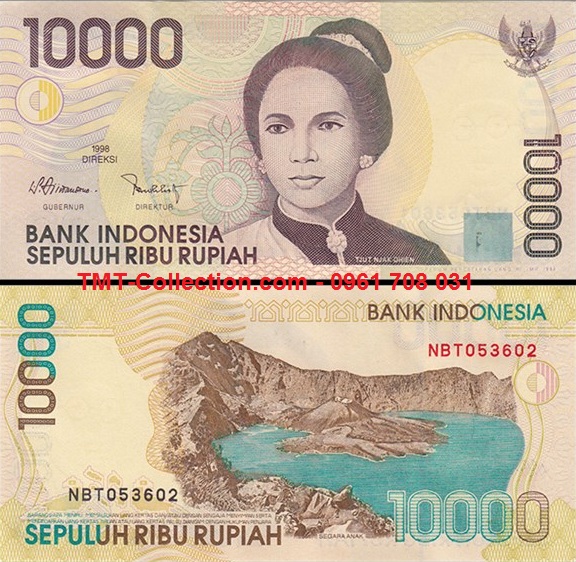 Indonesia 10.000 Rupiah 1998 UNC