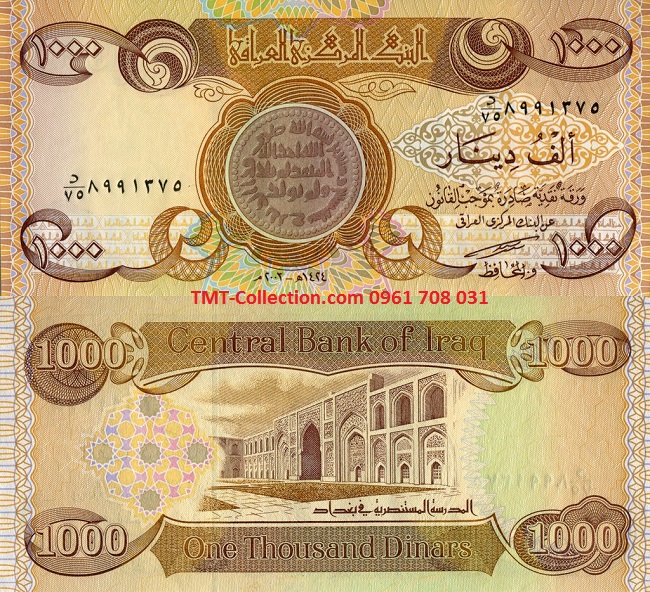 Iraq 1000 Dinars 2003 UNC