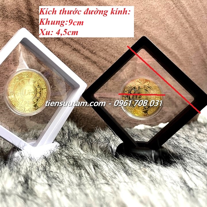 Kích Thước  Khung Trưng Bày Xu 12 Con Giáp Tỵ - Rắn