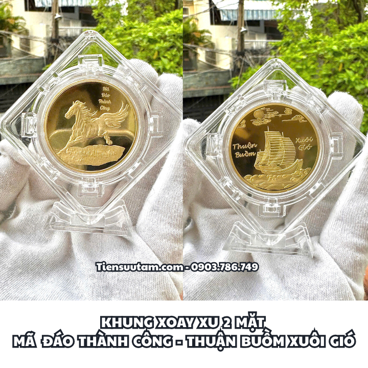 Khung Xoay Xu Hình Con Ngựa Mã Đáo Thuận Buồm