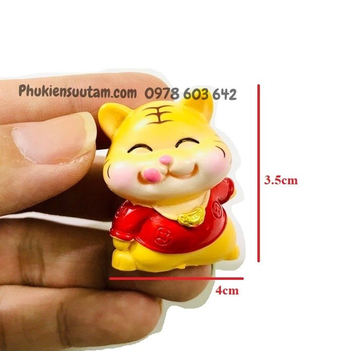 Tượng Nhựa Con Cọp Cute Dễ Thương (giao mẫu ngẫu nhiên) - Phukiensuutam.com