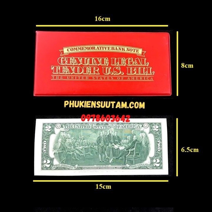 Tiền 2 USD Hình Con Mèo Mạ Vàng 2023 (Mẫu 2 Mèo Đứng) - Phukiensuutam.com