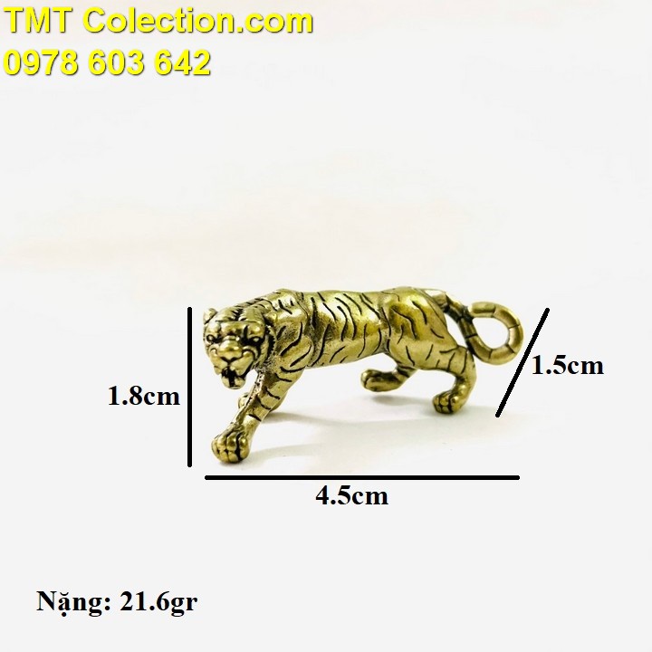 Móc Khóa Tượng Đồng Con Cọp - TMT Collection.com