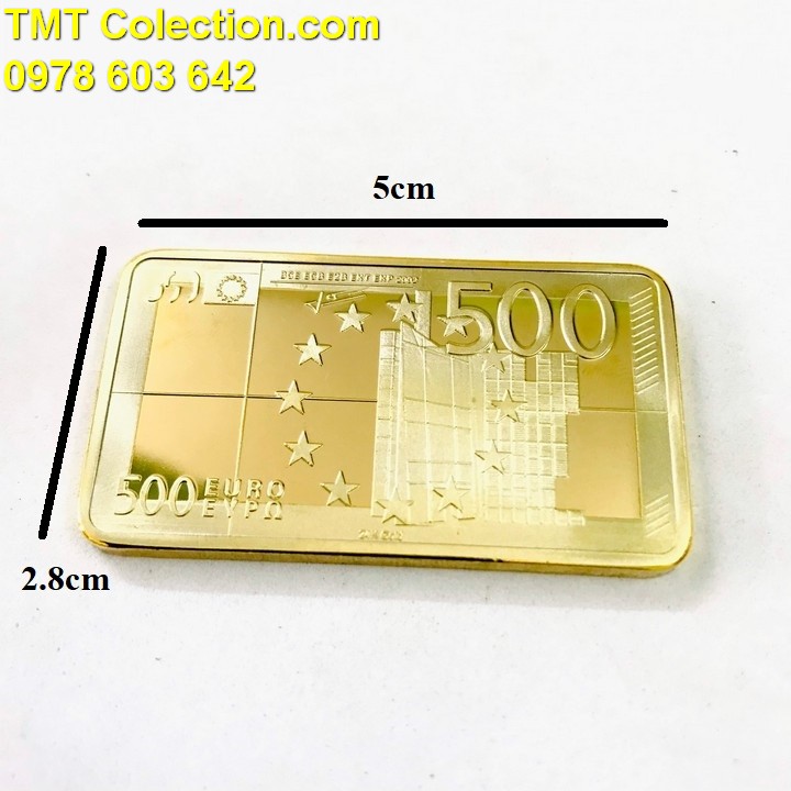 Medal Hình 500 Euro - TMT Collection