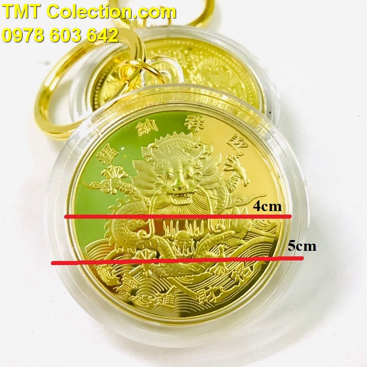 Móc khóa xu Con Rồng - TMT Collection.com