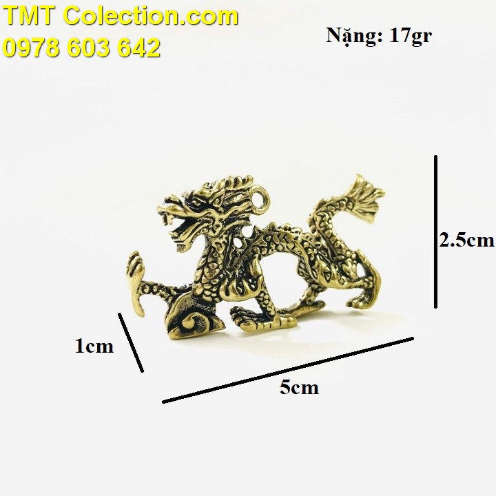 Móc Khóa Tượng Đồng Con Rồng - TMT Collection.com