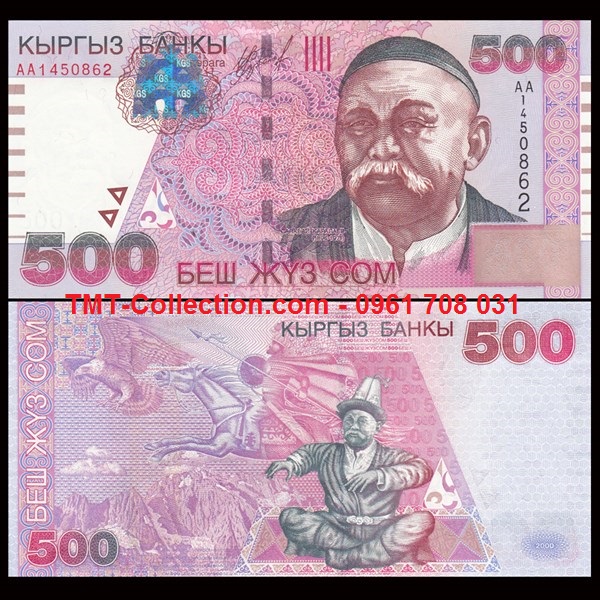 Kyrgyzstan 500 som 2000 UNC