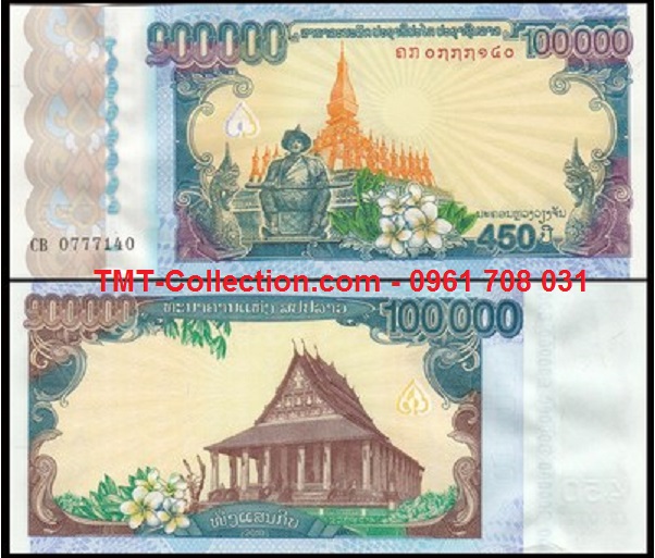 Laos - Lào 100.000 Kip 2010 UNC