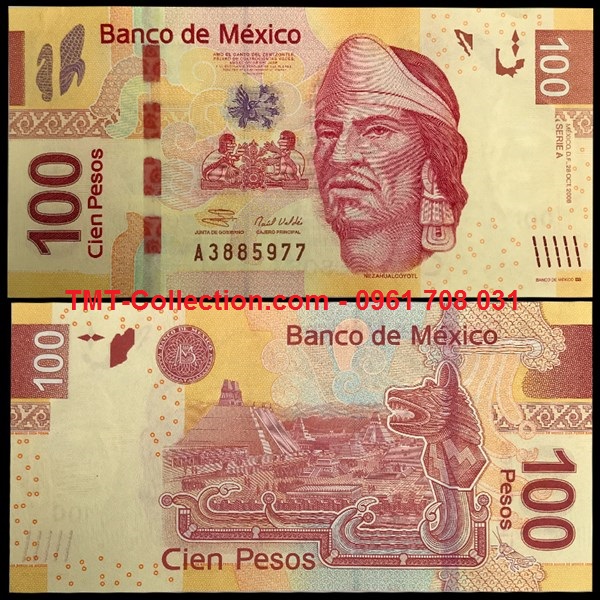 Mexico 100 Pesos 2008 UNC