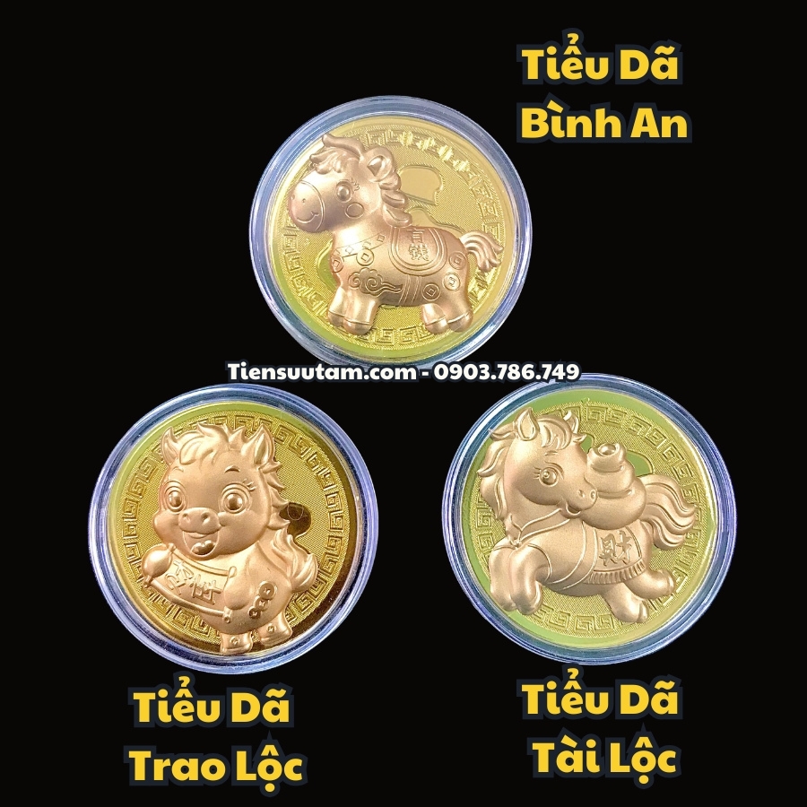 Khung Xoay Miếng Đồng Xu Con Ngựa Cute 2026