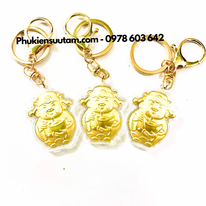 Móc Khóa Ông Thần Tài Vàng - Phukiensuutam.com