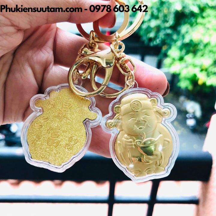 Móc Khóa Ông Thần Tài Vàng - Phukiensuutam.com