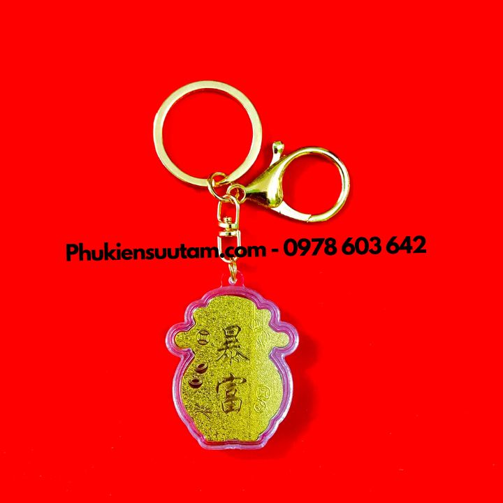 Móc Khóa Ông Thần Tài Vàng - Phukiensuutam.com