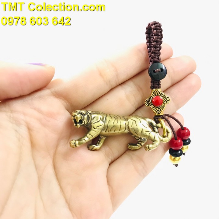 Móc Khóa Tượng Đồng Con Cọp - TMT Collection.com