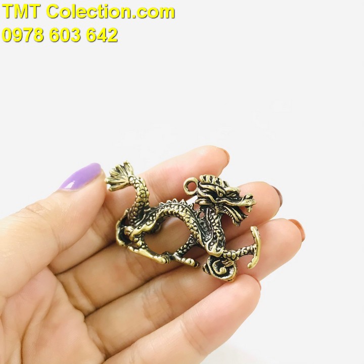 Móc Khóa Tượng Đồng Con Rồng - TMT Collection.com