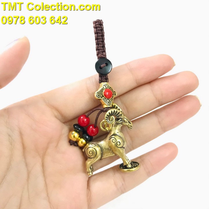 Móc Khóa Tượng Đồng Con Dê - TMT Collection.com