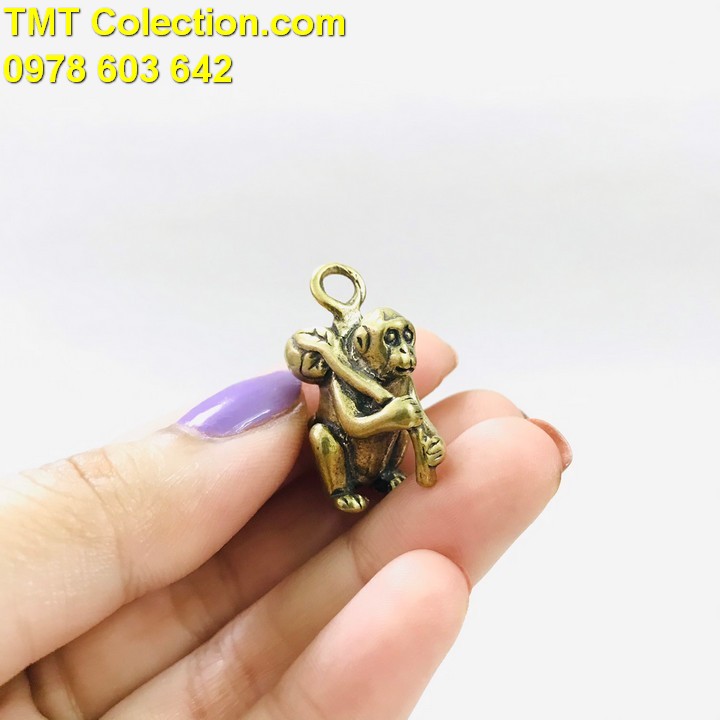 Móc Khóa Tượng Đồng Con Khỉ - TMT Collection.com