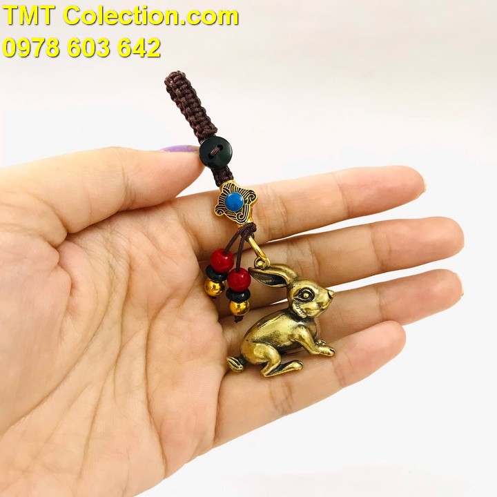 Móc Khóa Tượng Đồng Con Thỏ - TMT Collection.com