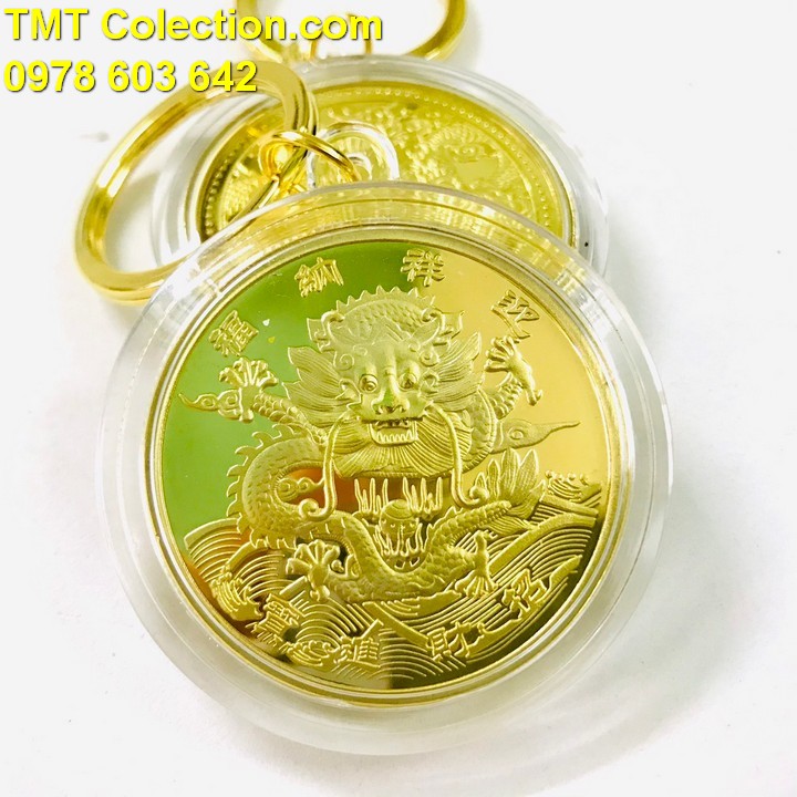 Móc khóa xu Con Rồng - TMT Collection.com