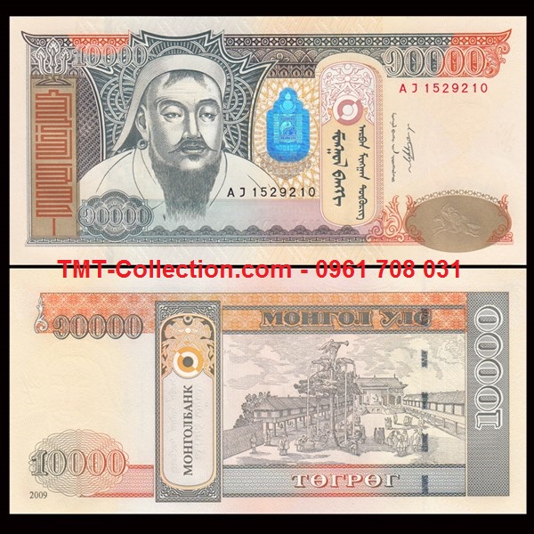 Mongolia - Mông Cổ 10.000 Tugrik 2009 UNC