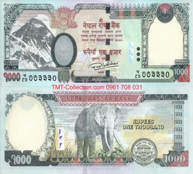 Nepal 1000 Rupees 2016 UNC