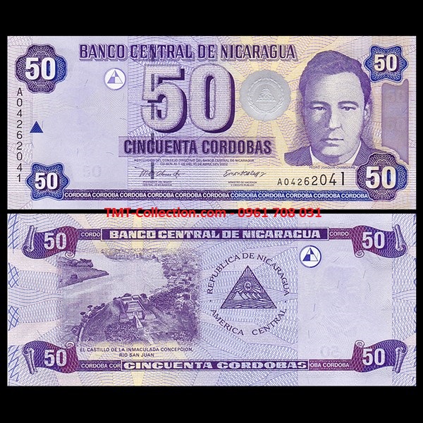 Nicaragua 50 Cordobas 2002 UNC