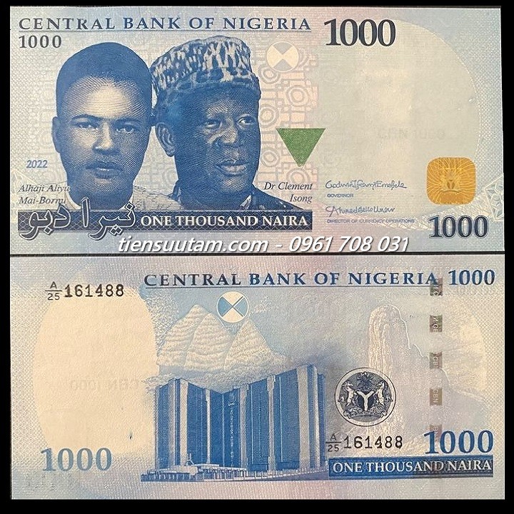 Nigeria 1000 Naira 2022 UNC