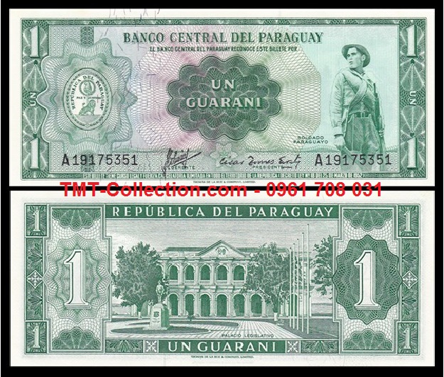 Paraguay 1 Guaranies 1952