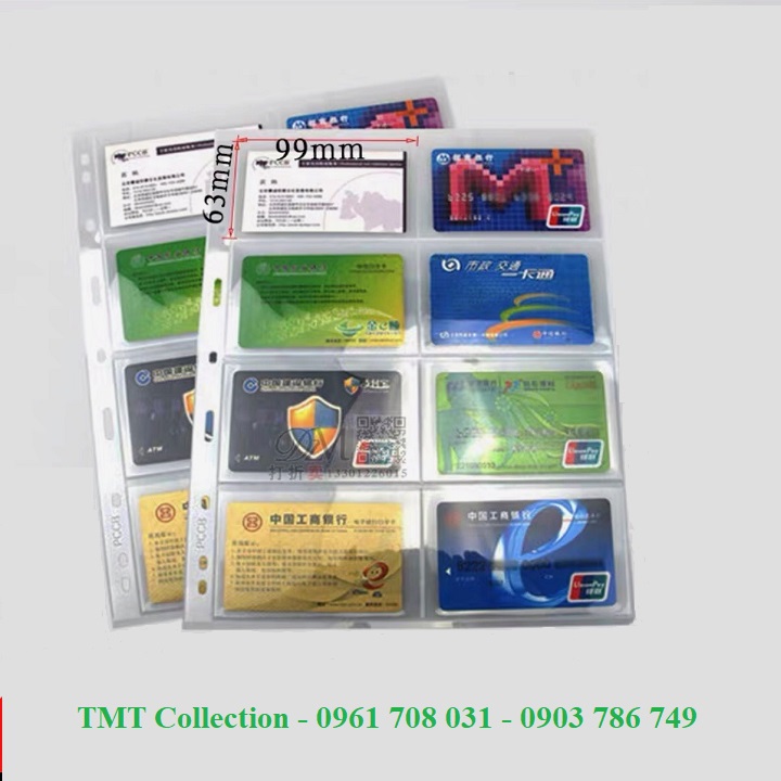 Combo 5 Phơi 8 ngăn trong đựng thẻ - TMT Collection.com
