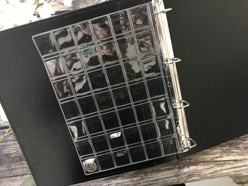 Phơi đựng tiền xu 42 ngăn ô 29mm