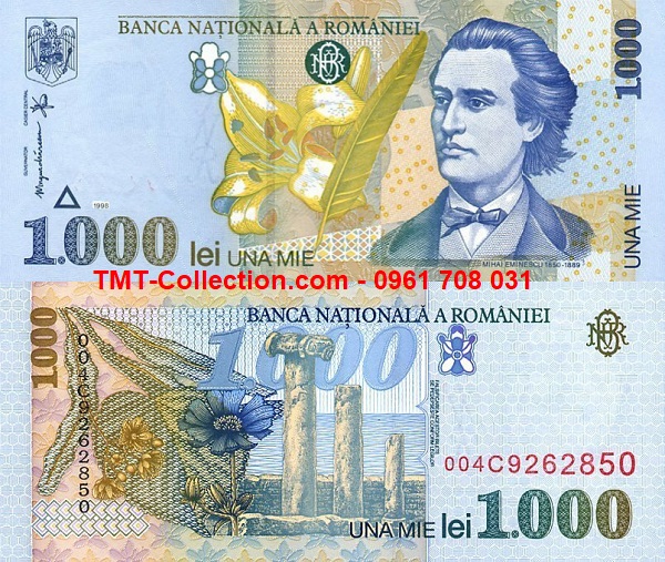 Romania 1000 Lei 1998 UNC