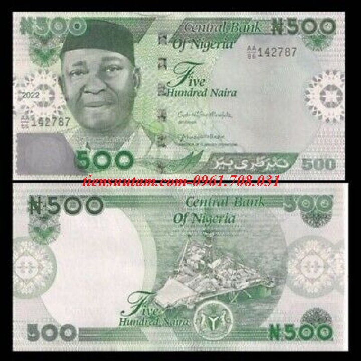 Nigeria 500 Naira 2022 UNC